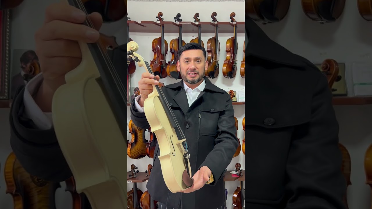 Fino Viol&iacute;n blanco moderno, hecho en Rep&uacute;blica Checa todo fabricado￼ a mano nivel profesional ￼