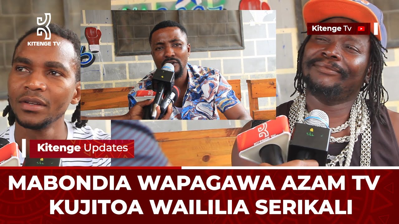 MABONDIA WAMWAGA MACHOZI AZAM TV KUJITOA KWENYE NGUMI/MAISHA YETU YATAKUAJE