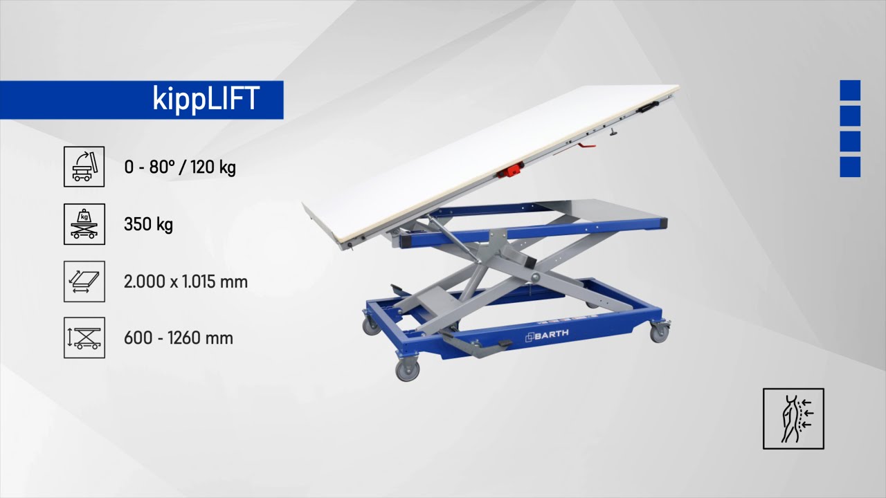 Kipptisch kippLIFT von BARTH