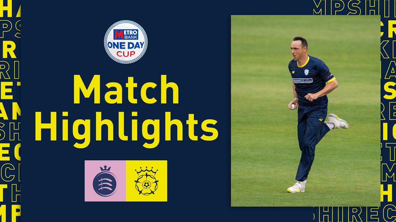 Hampshire Secure Quarter-Final Spot | Middlesex v Hampshire, Metro Bank One Day Cup