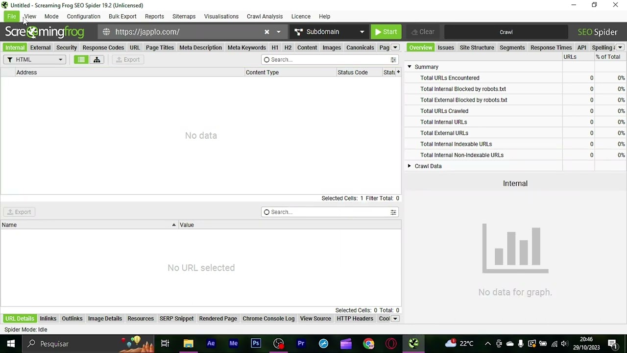 Como usar Screaming Frog SEO Spider