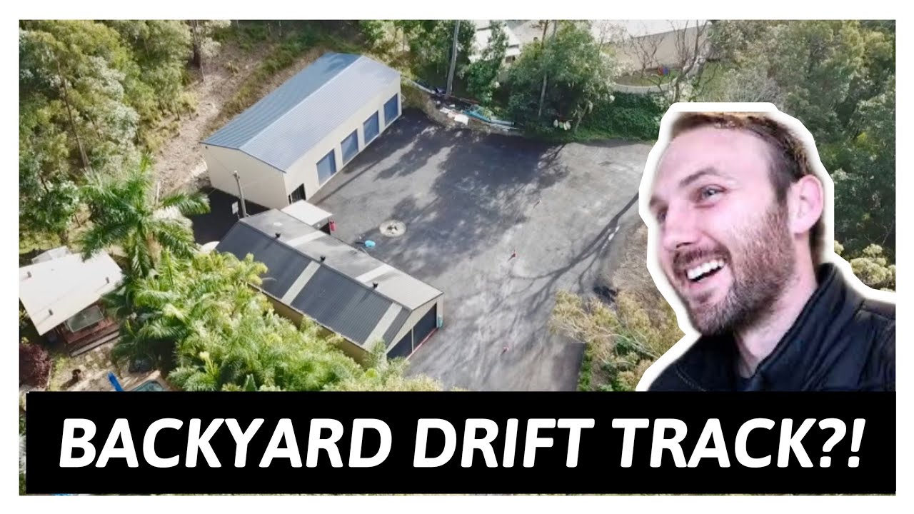 Backyard Drift track?! II Timelapse