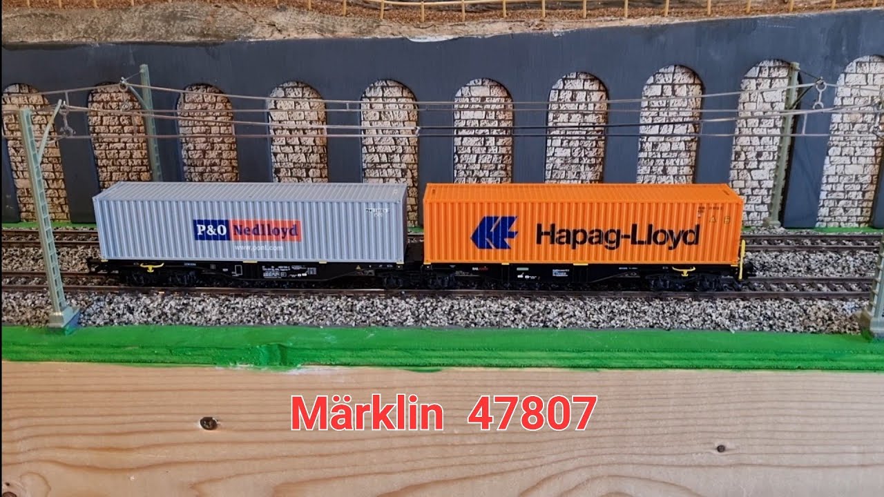 Vorstellung Märklin 47807 Doppelcotainerwagen Unboxing