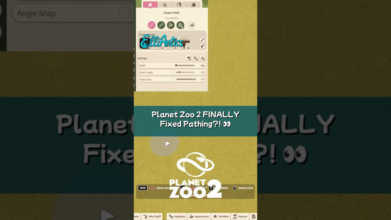 Planet Zoo 2: НОВЫЕ инструменты прокладки дорожек! 🤩 | Улучшения строительства