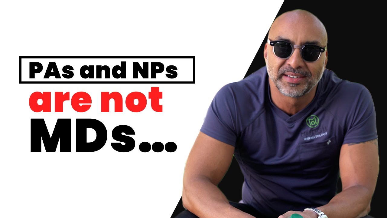 PAs and NPs are not MDs...