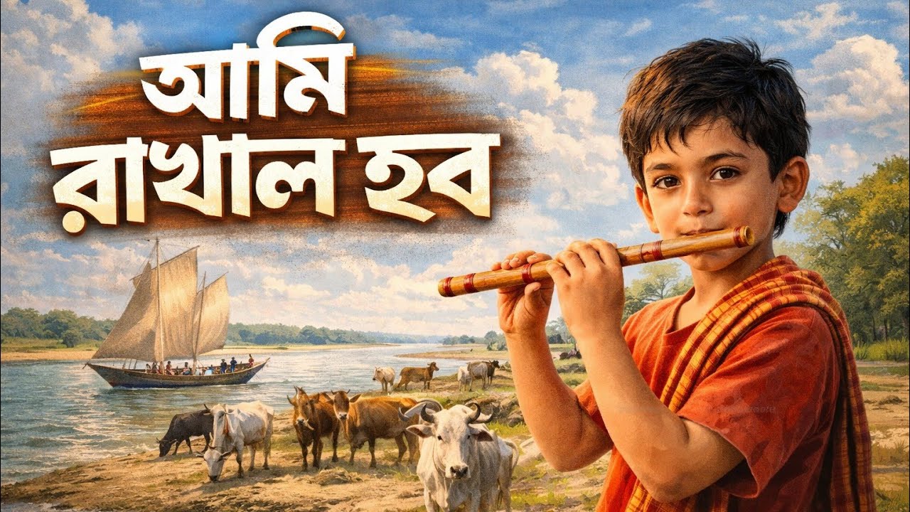 আমি গরুর রাখাল হবো-খেয়াঘাটের মাঝি হবো,,,