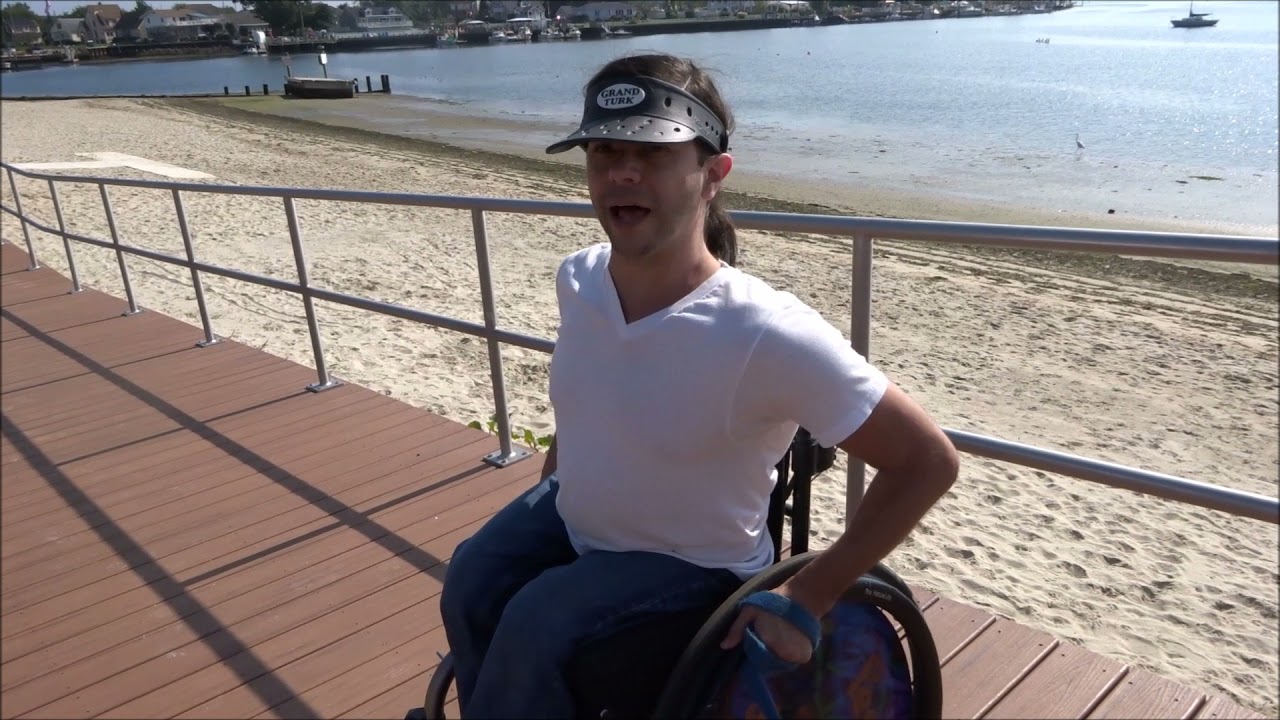 Handicapped Beach Access Ramp and Platform in Neptune City, NJ