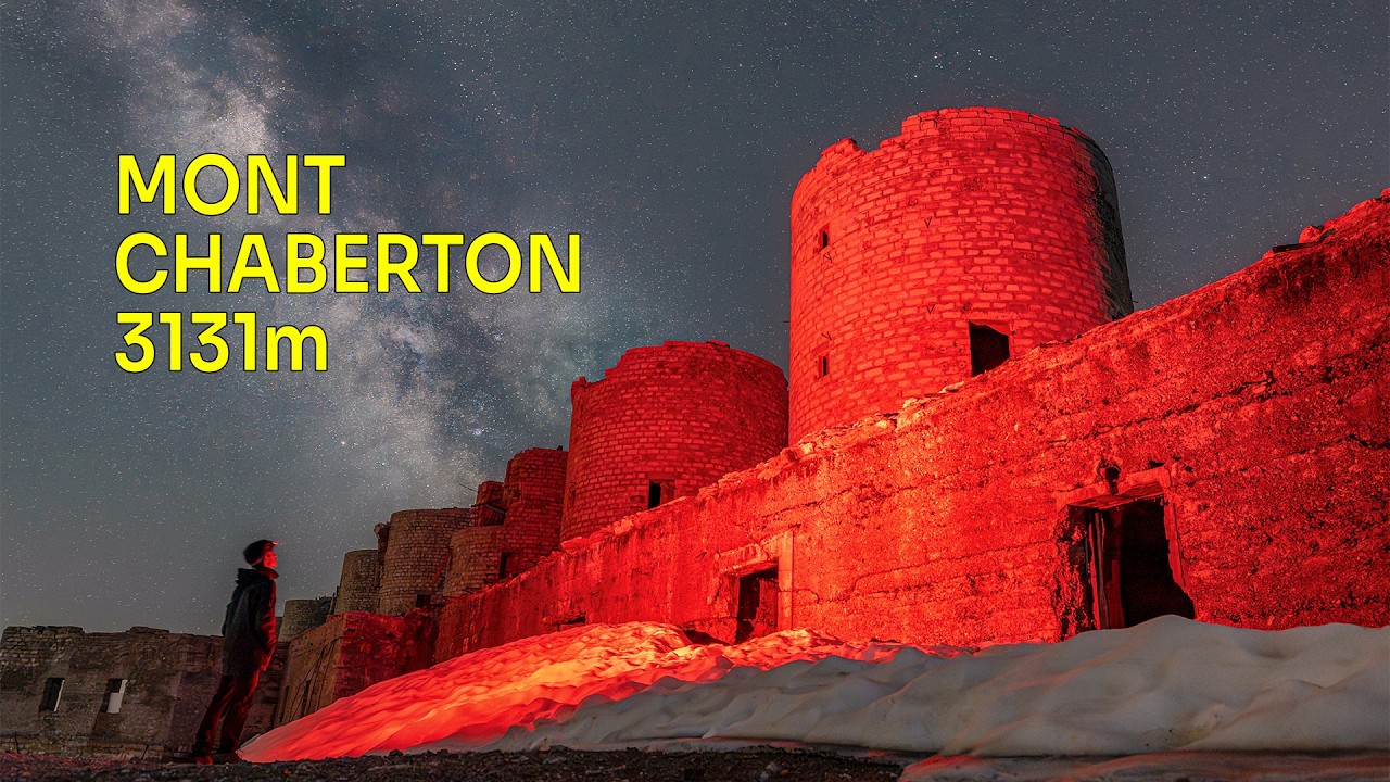 Mont Chaberton, 3131m "Le Cuirassé des Nuages" - Drone 2024