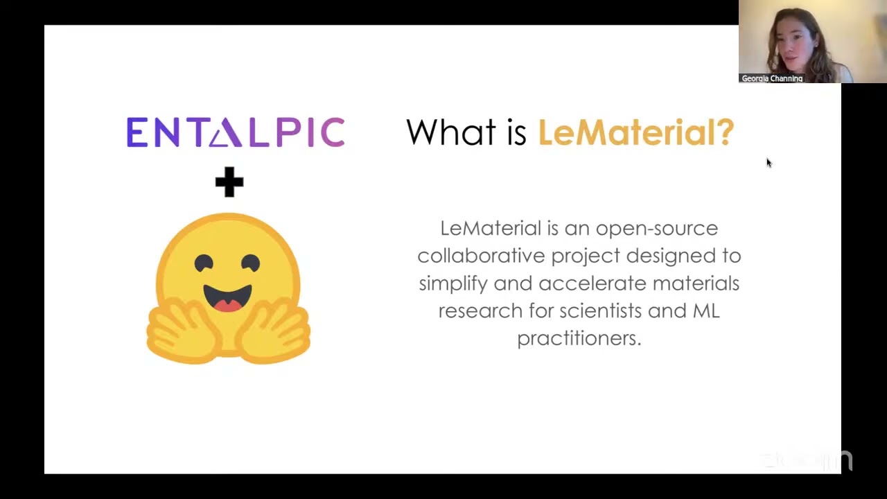 Georgia Channing's Talk: LeMat-Synth: Bridging AI for Materials Science