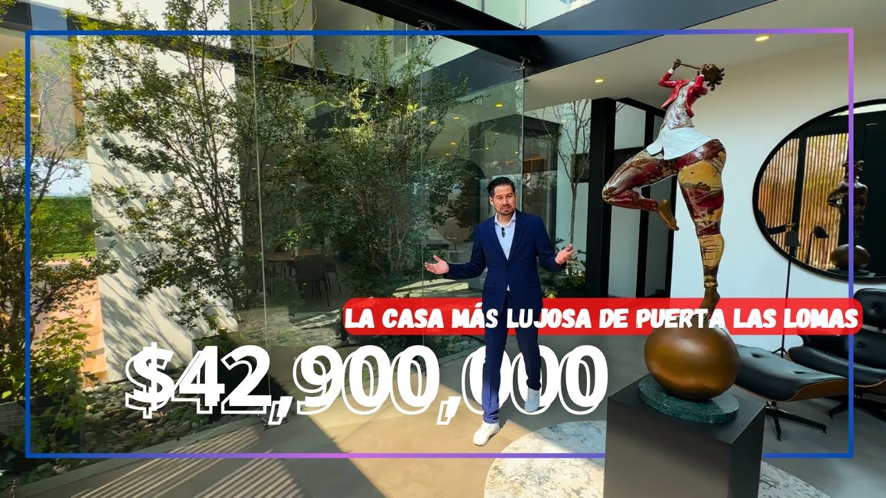 $42.9 MILLONES, Casa Moderna en Puerta Las Lomas Zona Diamante de Zapopan, Jalisco, Zona Andares.