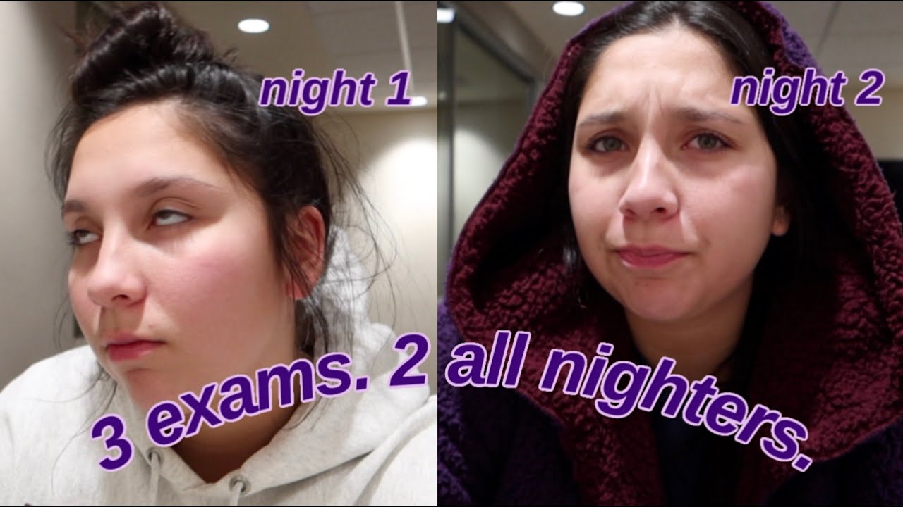 PULLING AN ALL NIGHTER ON A SCHOOL NIGHT: EXAM EDITION