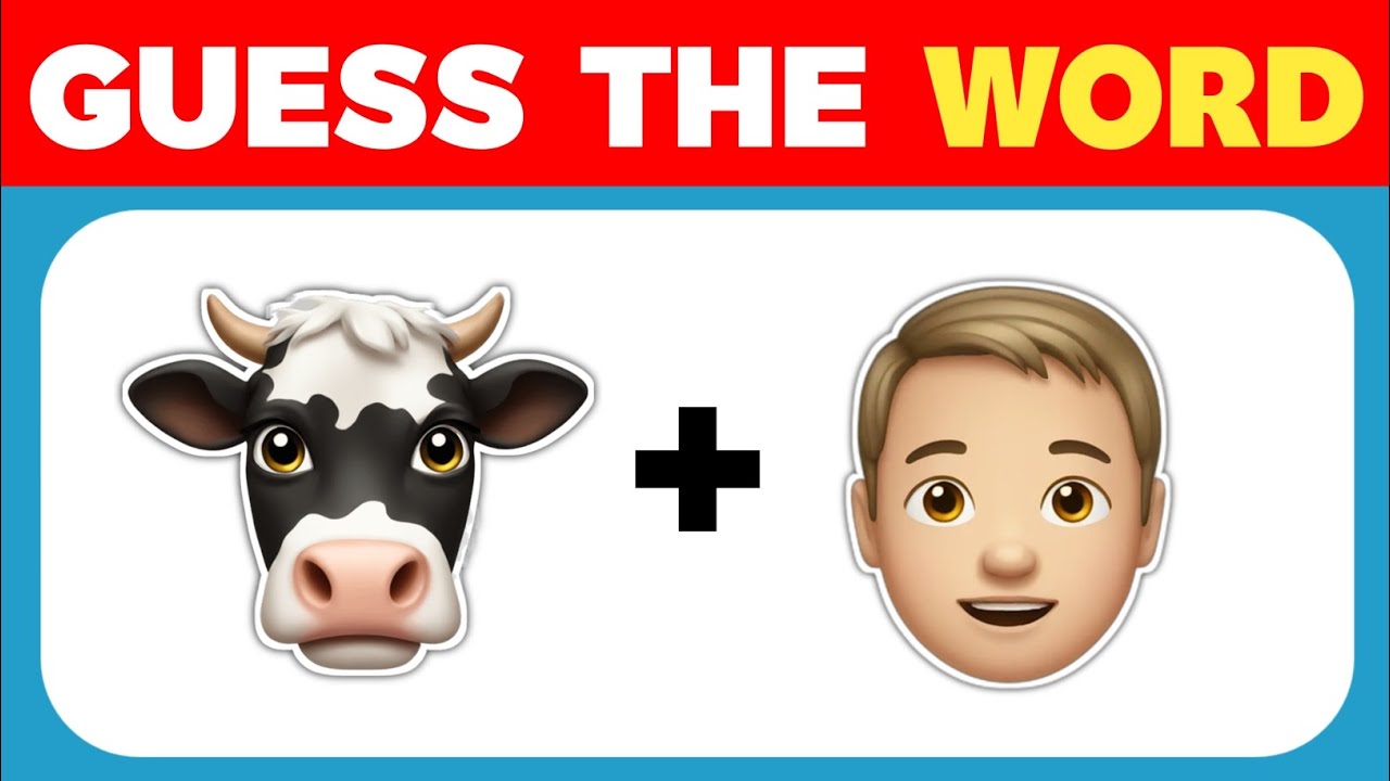 Guess the Word by Emoji | Emoji Quiz Challenge 2025