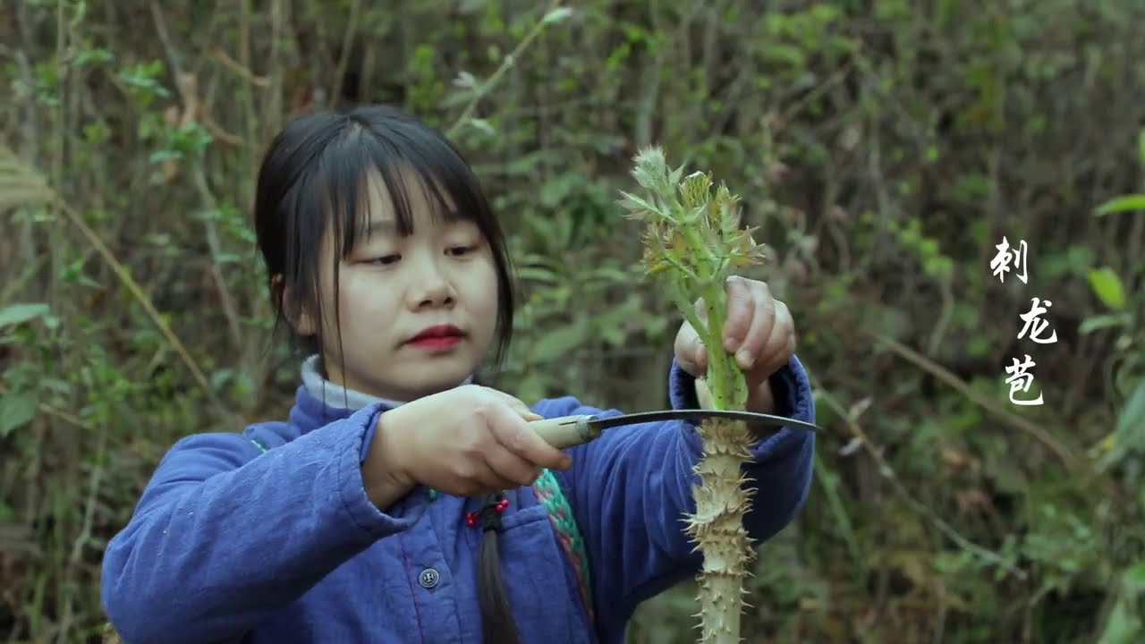 【二米炊烟】Wild Vegetables in Rural China 用5種野菜製成一桌美食，山裡人這樣迎接春天