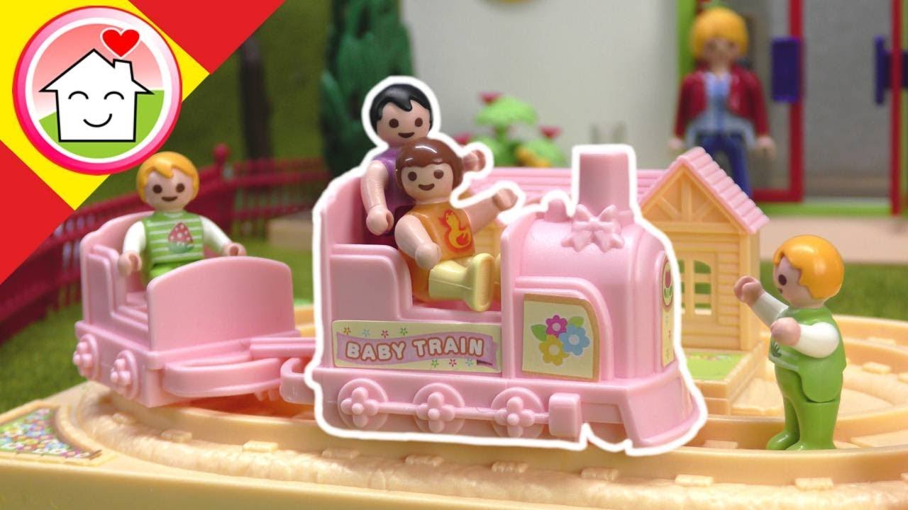 Playmobil en español Historias sobre la guardería en un mega pack - La Familia Hauser