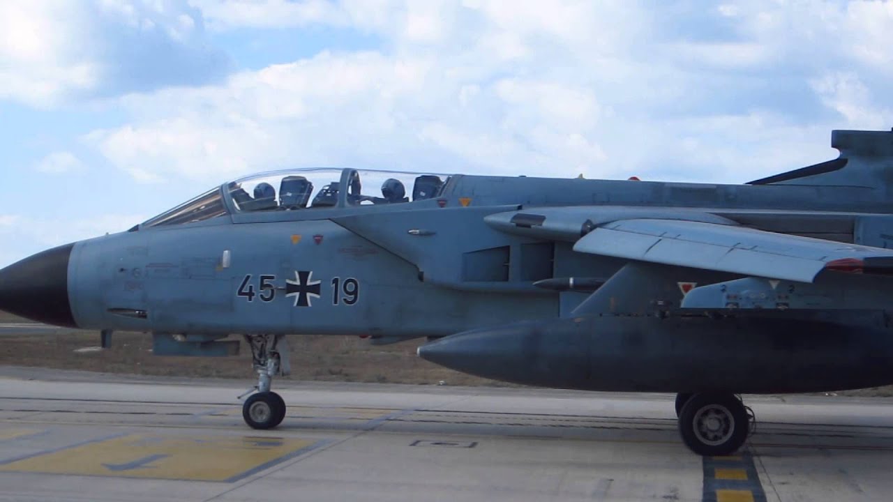 German Air Force Tornadoes HIGH SPEED PASS - Malta Airshow 2014 *HD