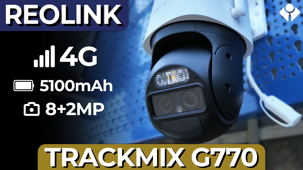 Zoom optic 6X automat la detecția smart | Reolink TrackMix LTE G770