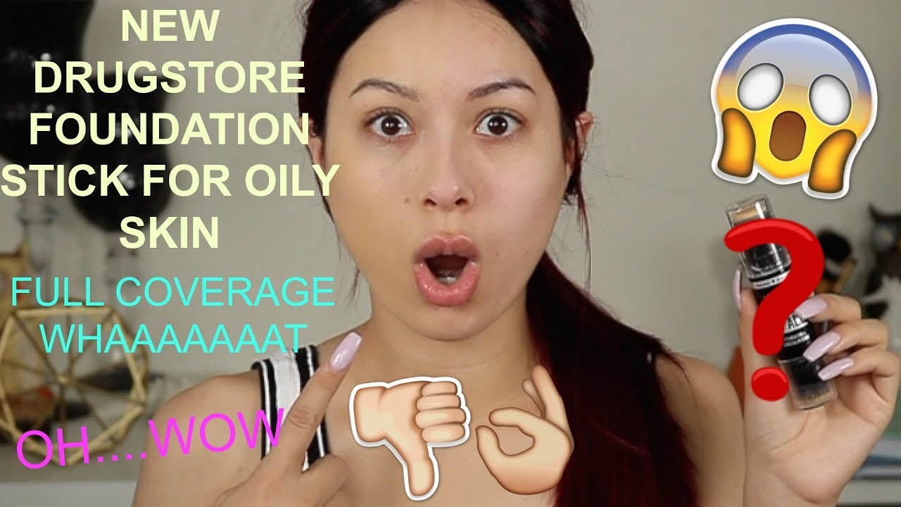 NEW HARD CANDY FOUNDATION STICK FOR OILY SKIN REVIEW + DEMO  | TANIAXO