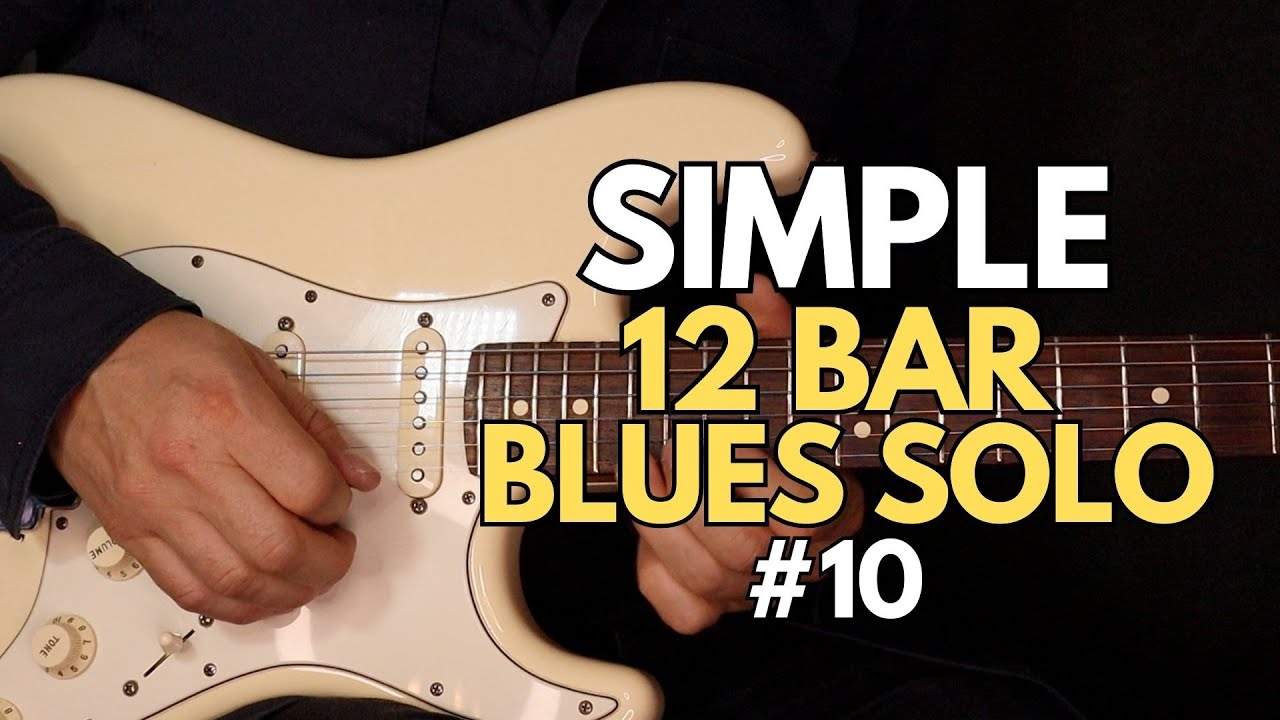 Beginner Guitar Solo Lesson 12 BAR Blues in E VOL 10 - Guitar Tutorial