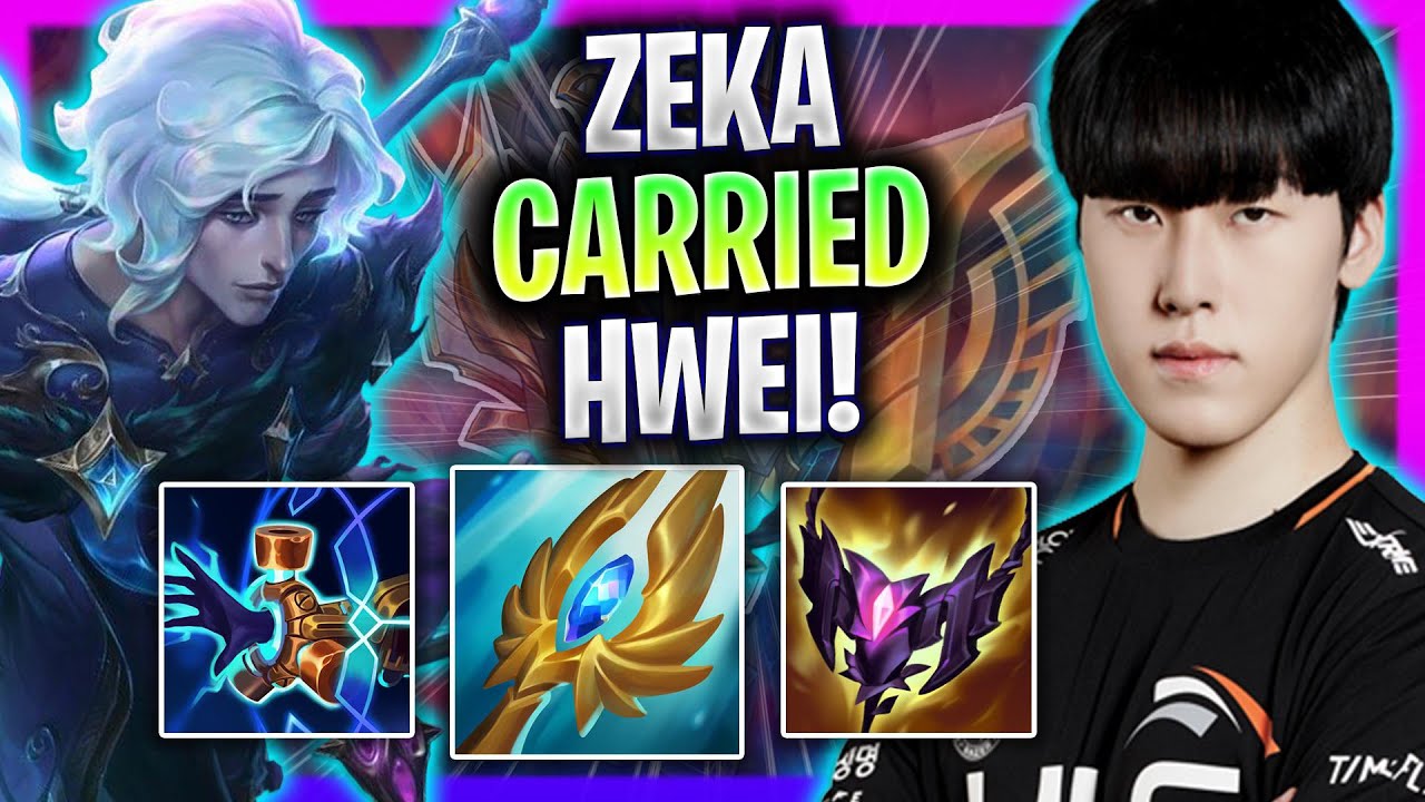 ZEKA GETTING CARRIED WITH HWEI! - HLE Zeka Plays Hwei Mid vs Akshan! | Season 2024