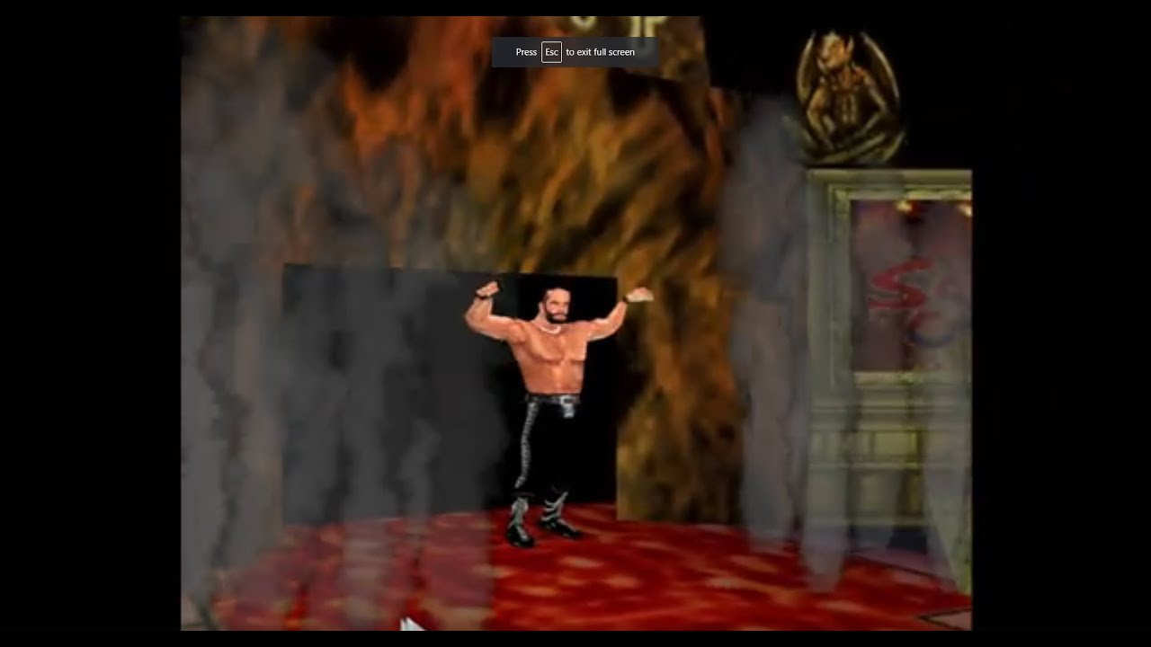 WCW Mayhem N64 Randy Savage Vs Curt Hennig Retro Nintendo Gameplay