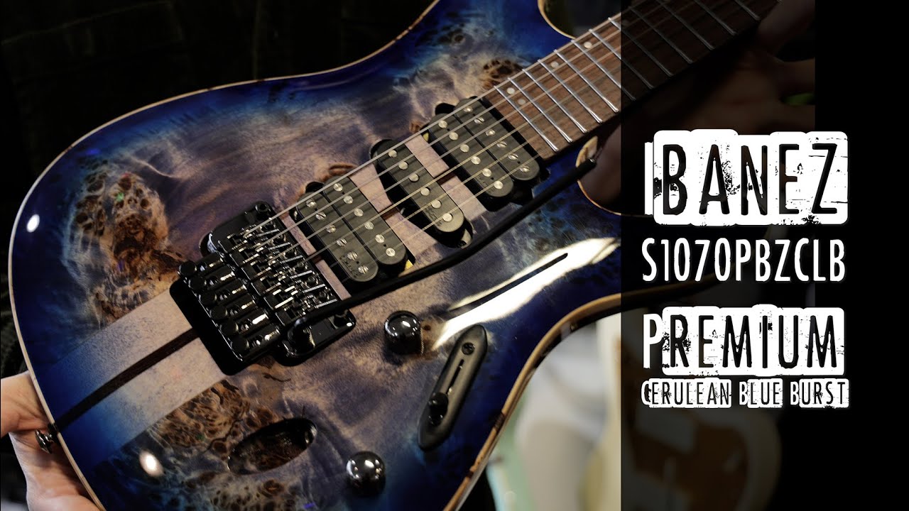 Ibanez S1070PBZCLB Premium Cerulean Blue Burst
