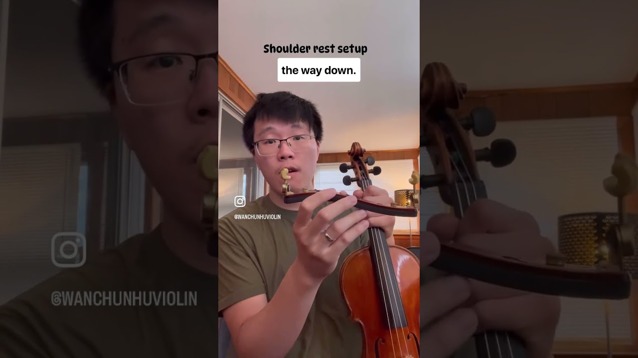 Shoulder rest setup #violin #violinist #violincommunity #violinmusic #music #violinst #tutorial