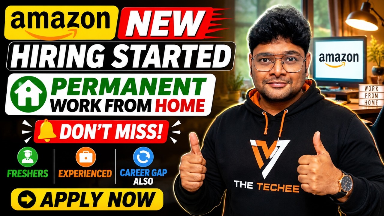 👌New Work from Home Job from Amazon | Amazon recruitment 2026 | Amazon Jobs | Latest Jobs in Telugu