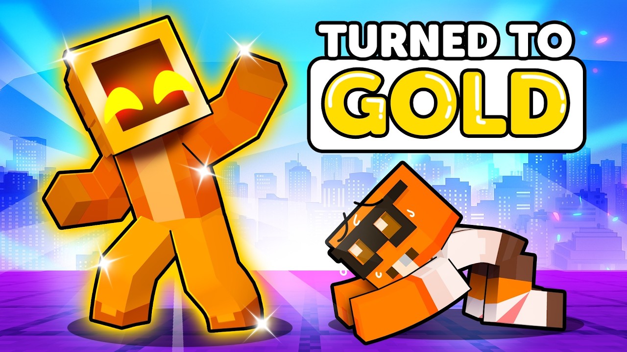 TeeVee has TURNED TO GOLD in Minecraft!