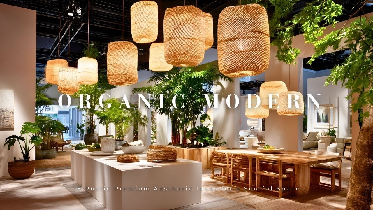 Organic Modern Meets Rustic: 18 Premium Aesthetic Ideas for a Soulful Space