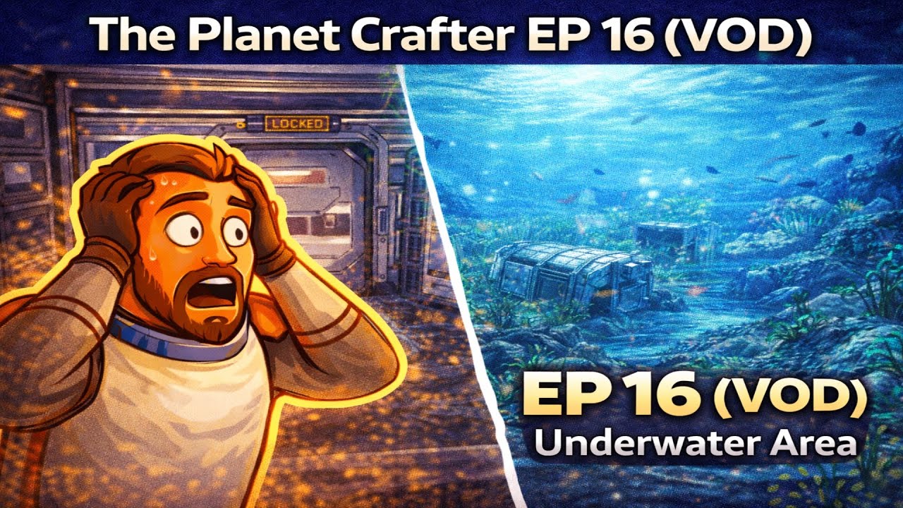 Stuck in the Base & Underwater Discovery - The planet crafter ep 16