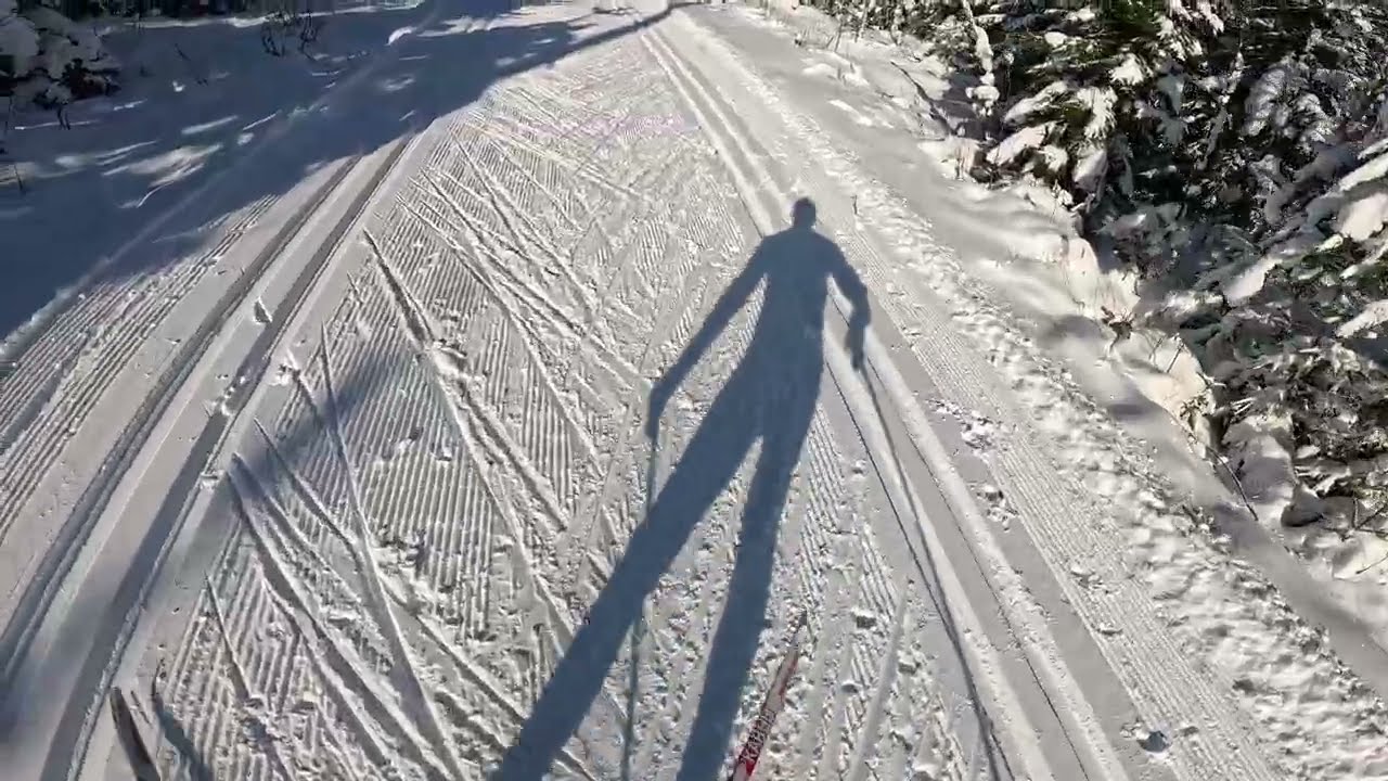 Cross-country skiing from Kauramäki