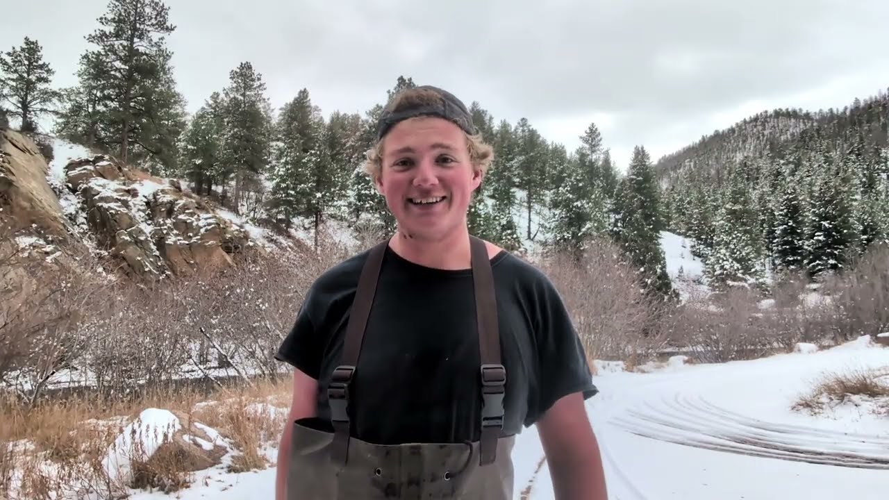 Freezing- Public Land Gold Panning - Pt 8