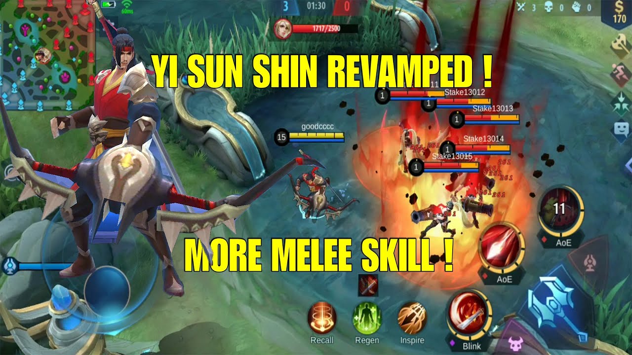 YI SUN SHIN REVAMPED GAMEPLAY ! | Mobile Legends: Bang Bang