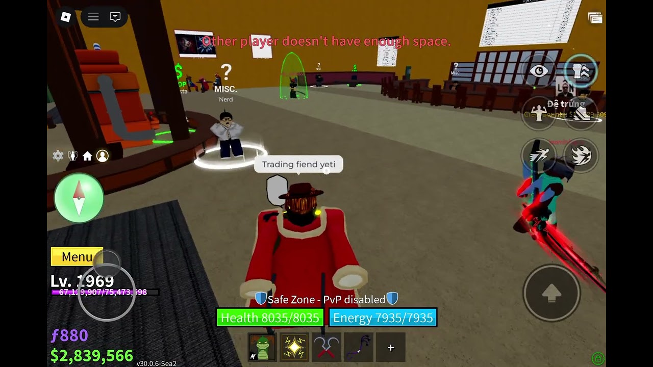 Trading blox fruits fiend yeti