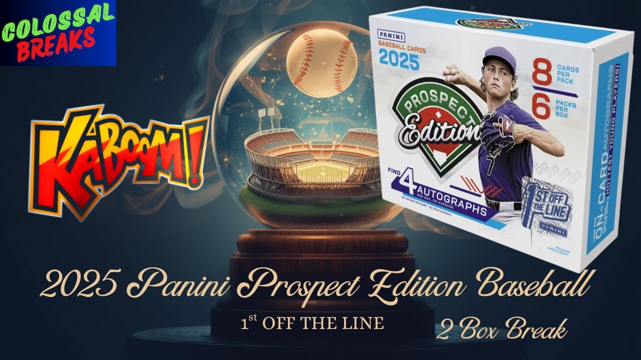 Бейсбольная карточка Panini Prospect Edition 2025 года ⚾️ Первый выпуск, вскрытие коробки #mlb #p...