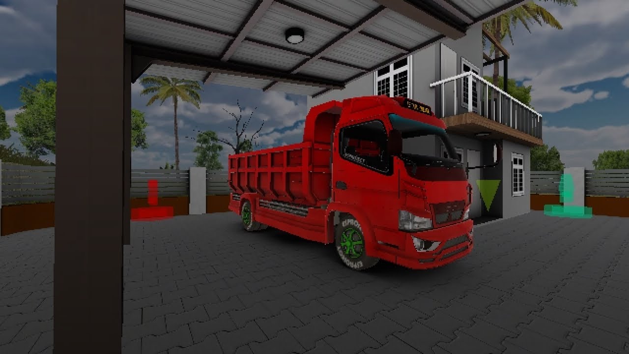 Es truk simulator Id_Antar Material Aspal