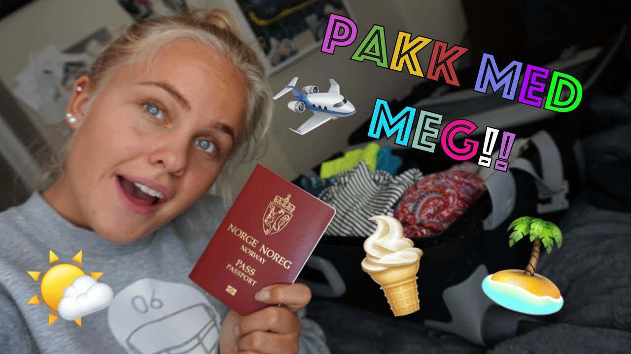 PAKK MED MEG | Jeg reiser til..!!