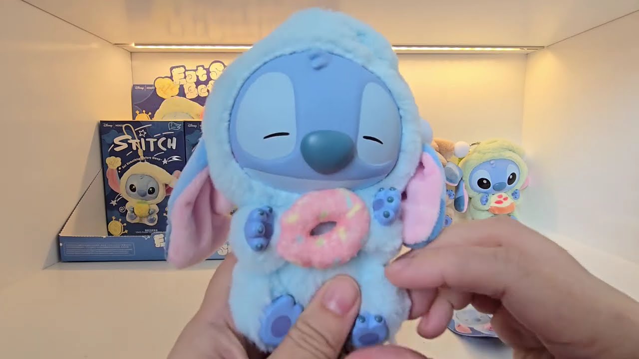 Stitch Eat Something Before Sleep Plush Unboxing ASMR