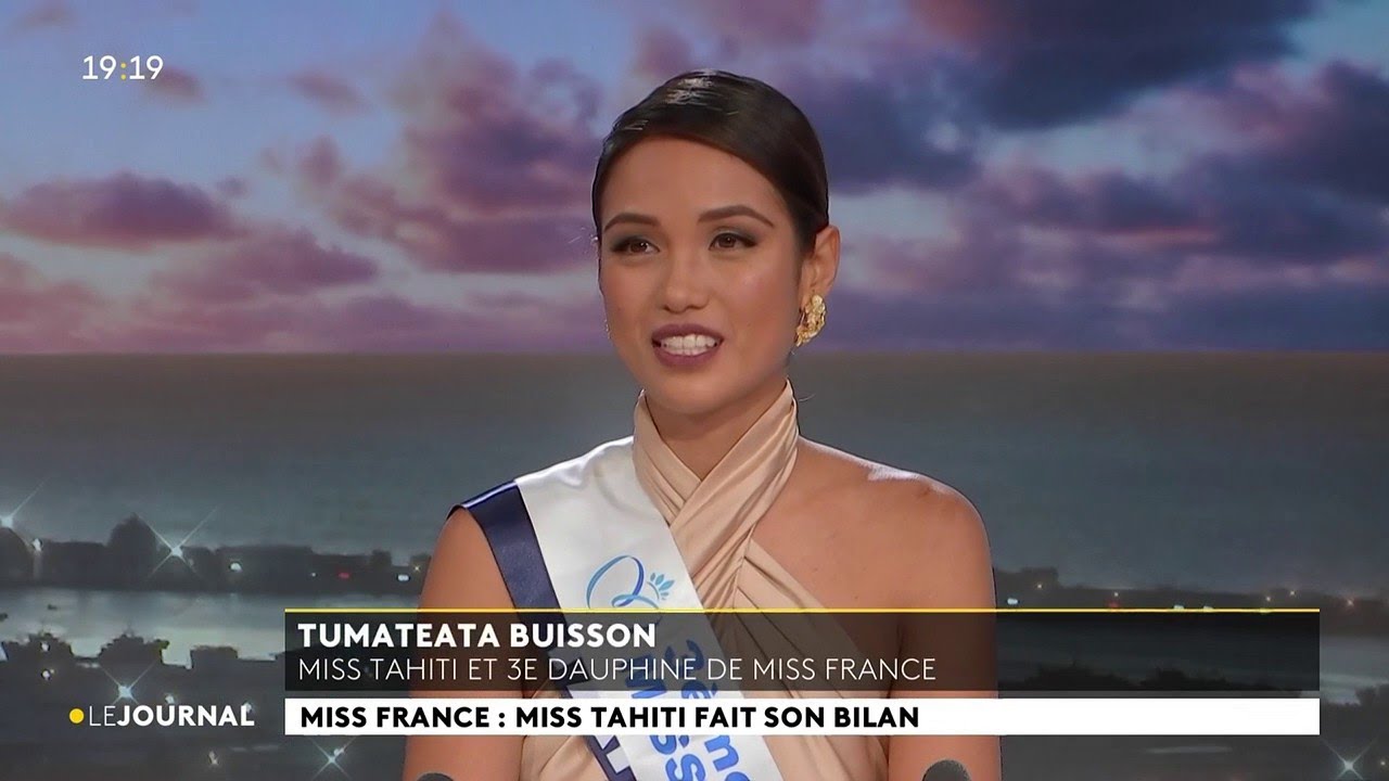 Miss France : Miss Tahiti fait son bilan.