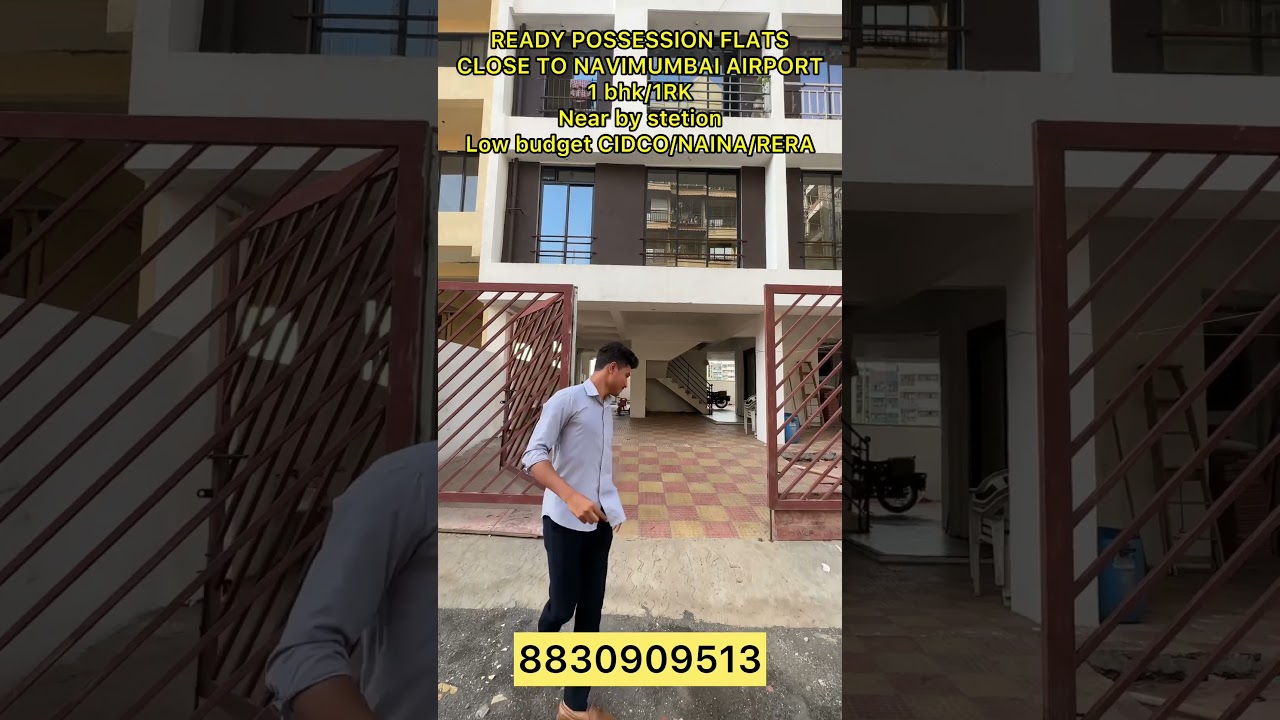 PANVEL READY POSSESSIONf FLATS |NAVIMUMBAI AIRPORT CLOSE 1BHK 1RK near by stetion #budgethomes