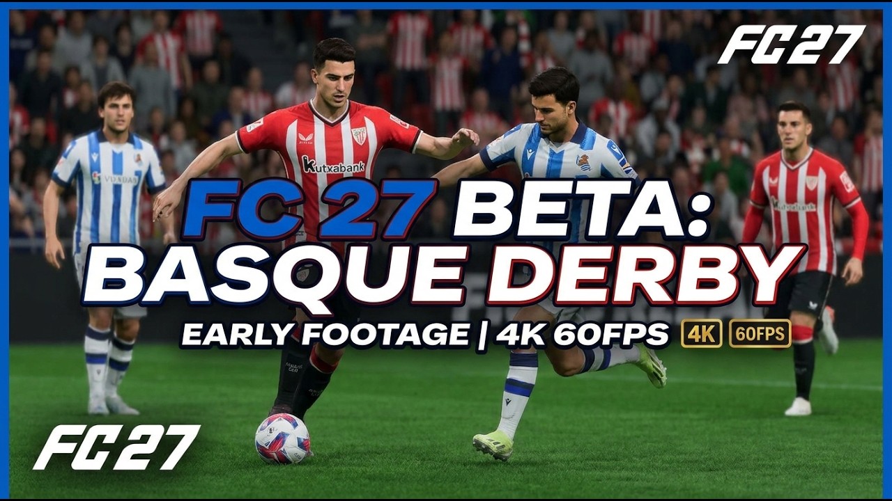 Athletic Club vs Real Sociedad 4K 60FPS BETA Competitive Camera 