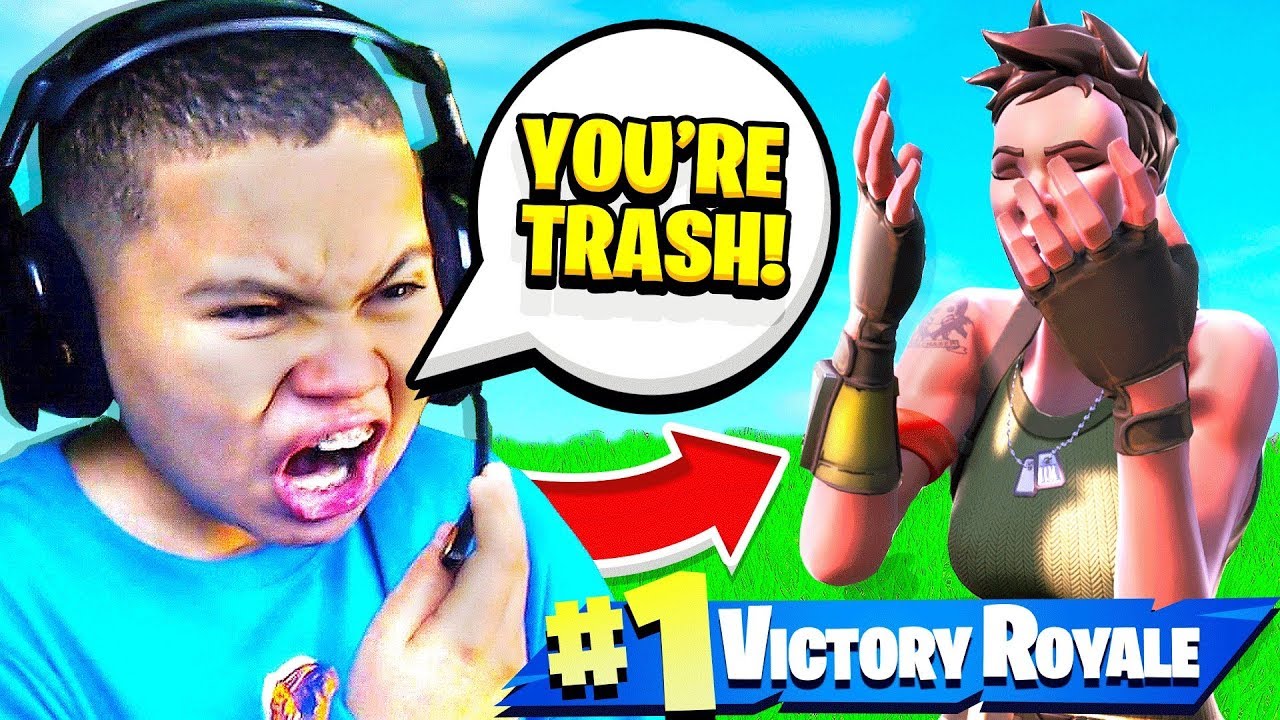 My Little Brother *TROLLS* Little Kid TRASH TALKERS  In Random PLAYGROUND... (FORTNITE FUNNY!)