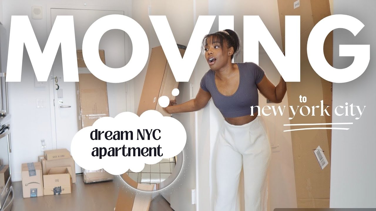 nyc moving diaries | settling into my studio apartment, unboxing, building furniture