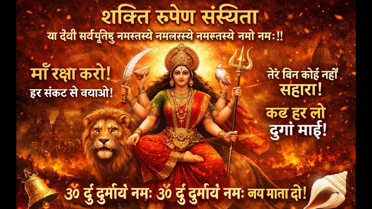 Maa Raksha Karo - Powerful Maa Durga Mantra for Protection | HeartBeats India
