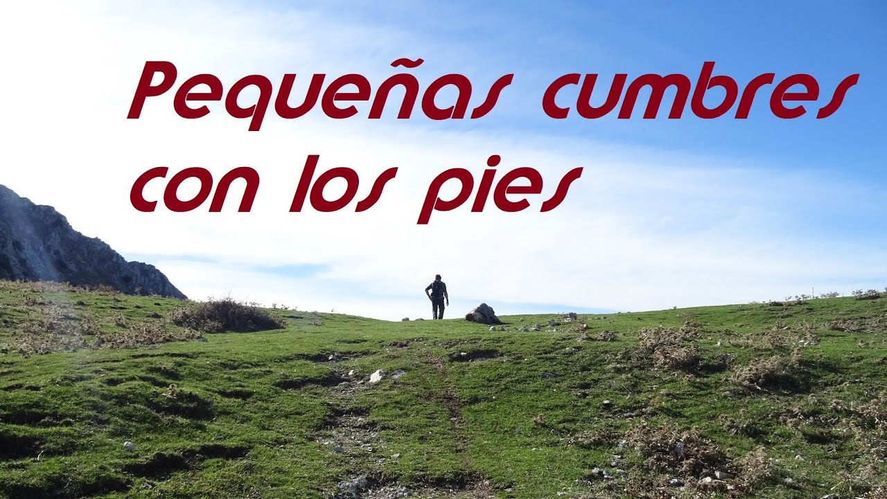 Pequeñas cumbres con los pies