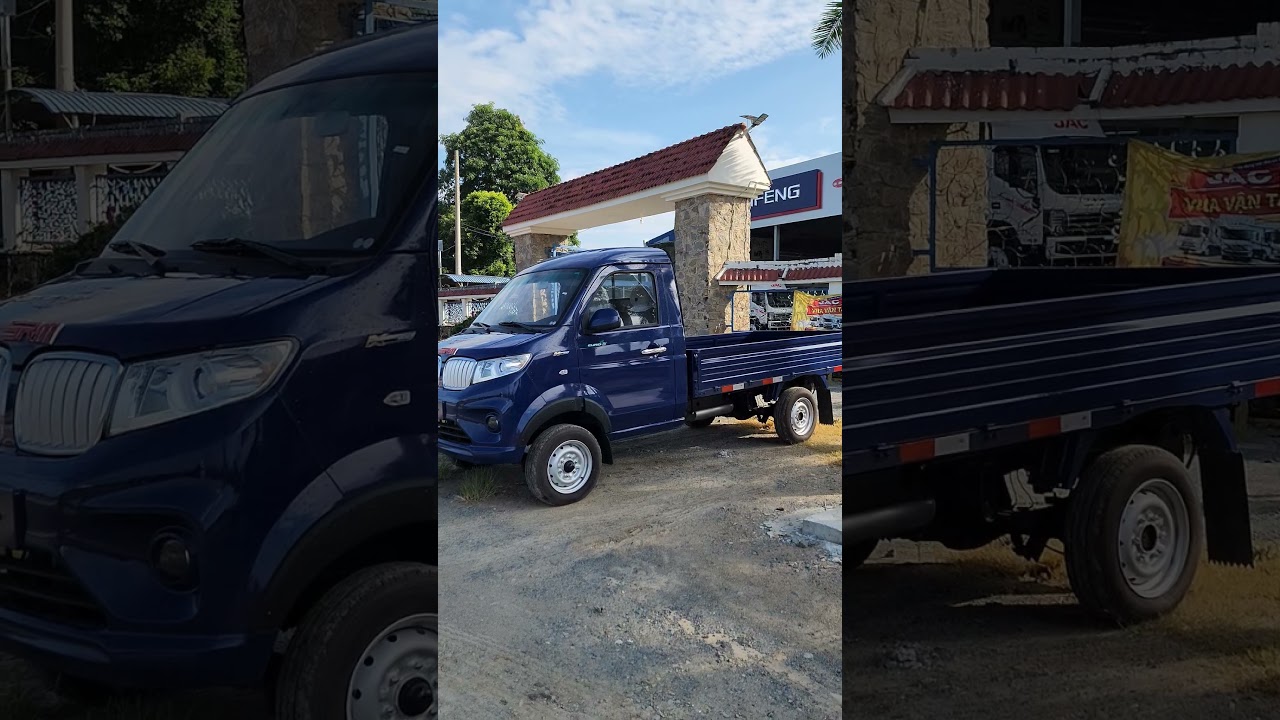 xe tải SRM T35 thùng lửng 1 tấn giá mềm.