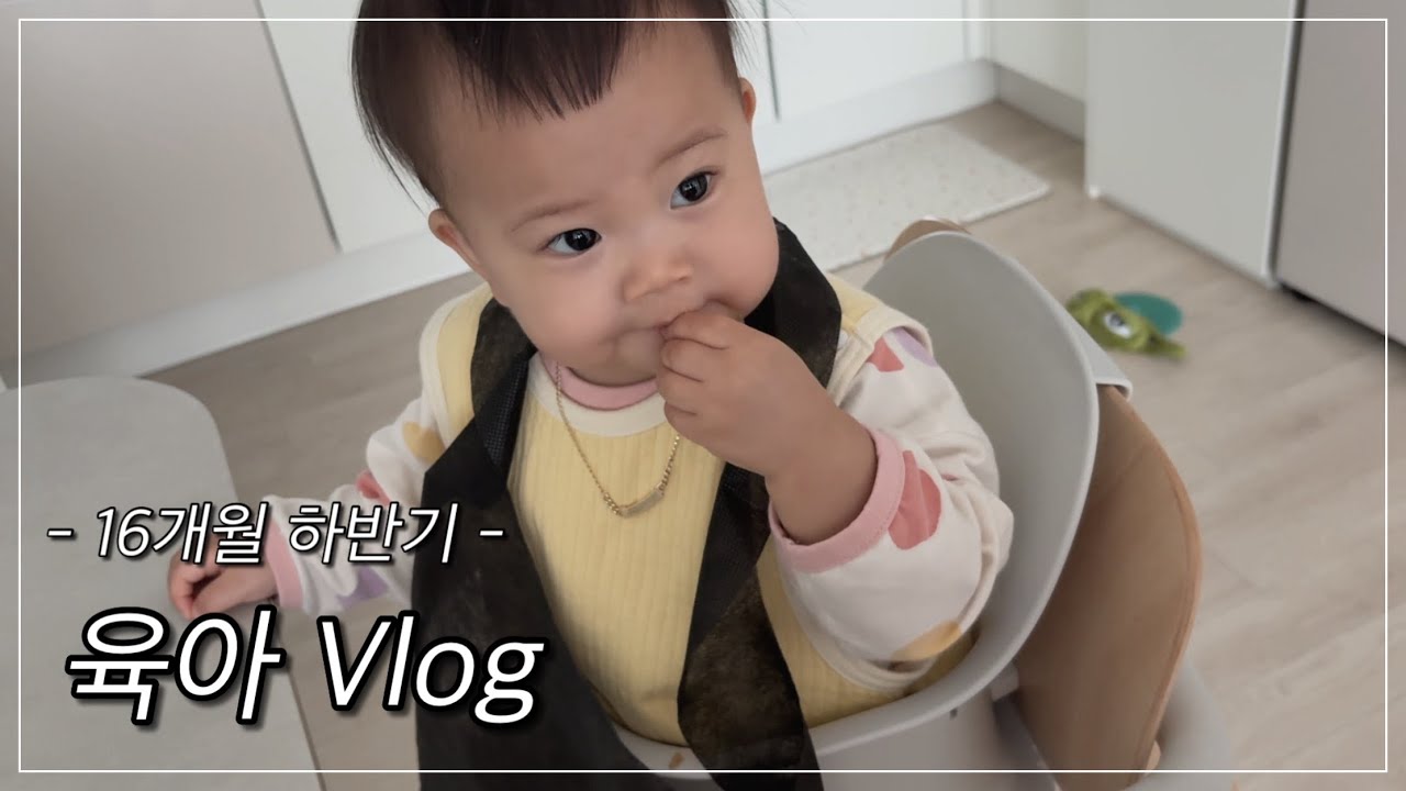 육아브이로그 | 16개월 하반기 | 잘 먹고 잘 노는 일상 