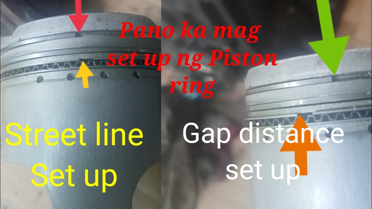 F6A Suzuki Multicab position Set up Piston ring