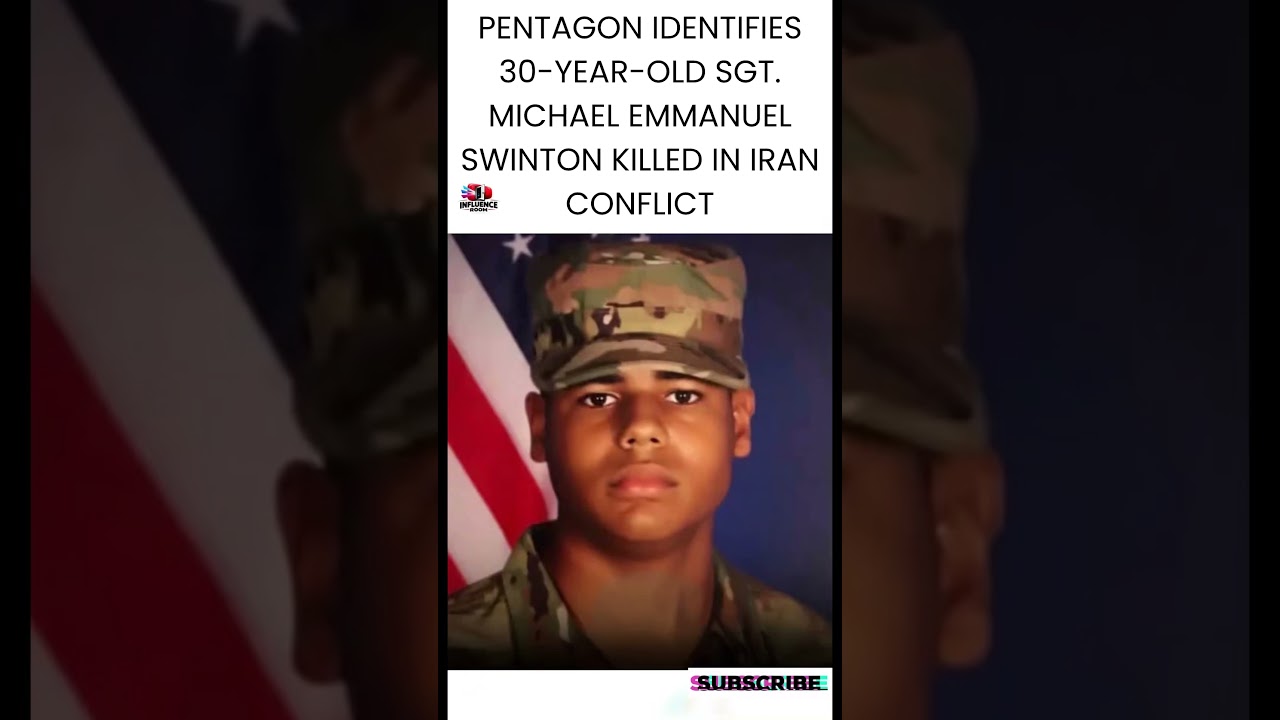 Pentagon Identifies 30-Year-Old Sgt. Michael Emmanuel Swinton Killed in Iran Conflict 🇺🇸 #viral