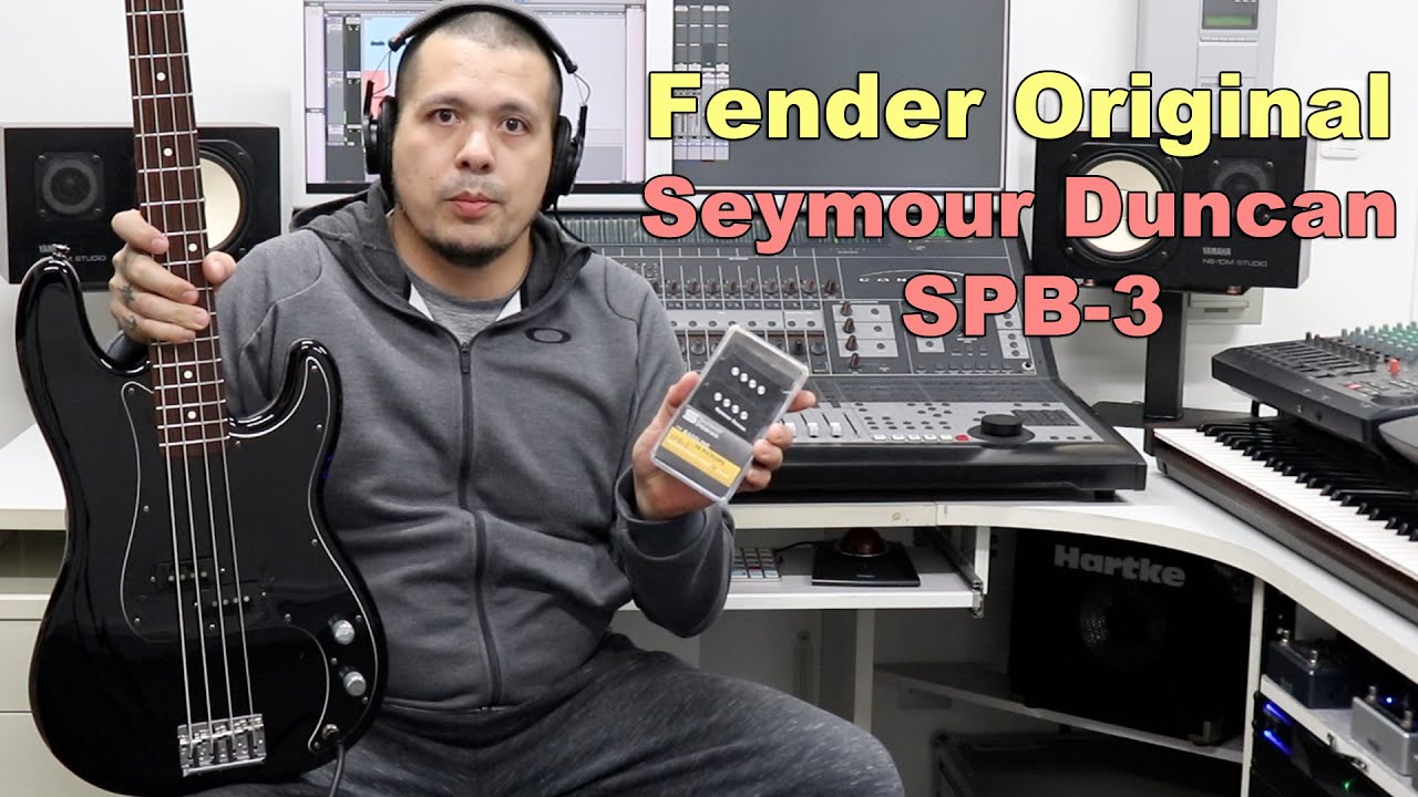 Comparativo de captadores Fender e Seymour Duncan SPB-3